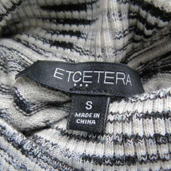 ECTETERA Chevron Knit Turtleneck Sweater SIZE Small - Picture 8 of 10
